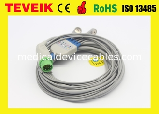 Shenzhenfabriek Medische Kontron 7135B om de Kabel van 12pin TPU ECG voor Geduldige Monitor